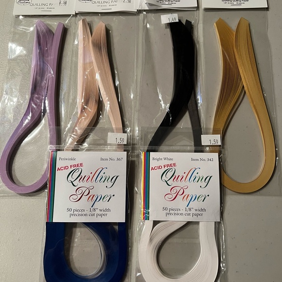 Purple and Cream Arts & Crafts Quilling Tools for Office - Picture 1 of 5